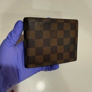 Louis Vuitton damier ebene men bifold